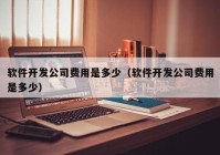 软件开发公司费用是多少（软件开发公司费用是多少）