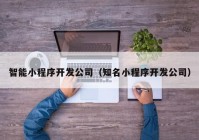 智能小程序开发公司（知名小程序开发公司）